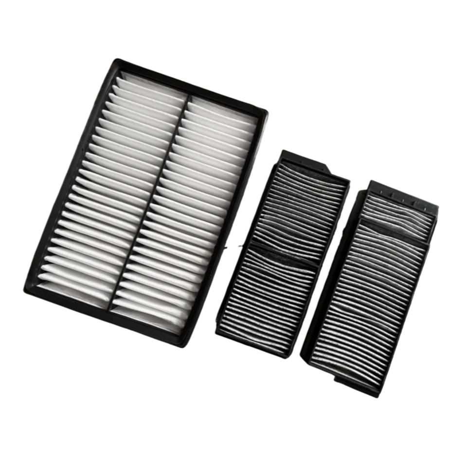 For 2004-09 Mazda3 2006-17 Mazda 5 Combo Set Engine & Carbon Cabin Air Filter Foto 3 de 4
