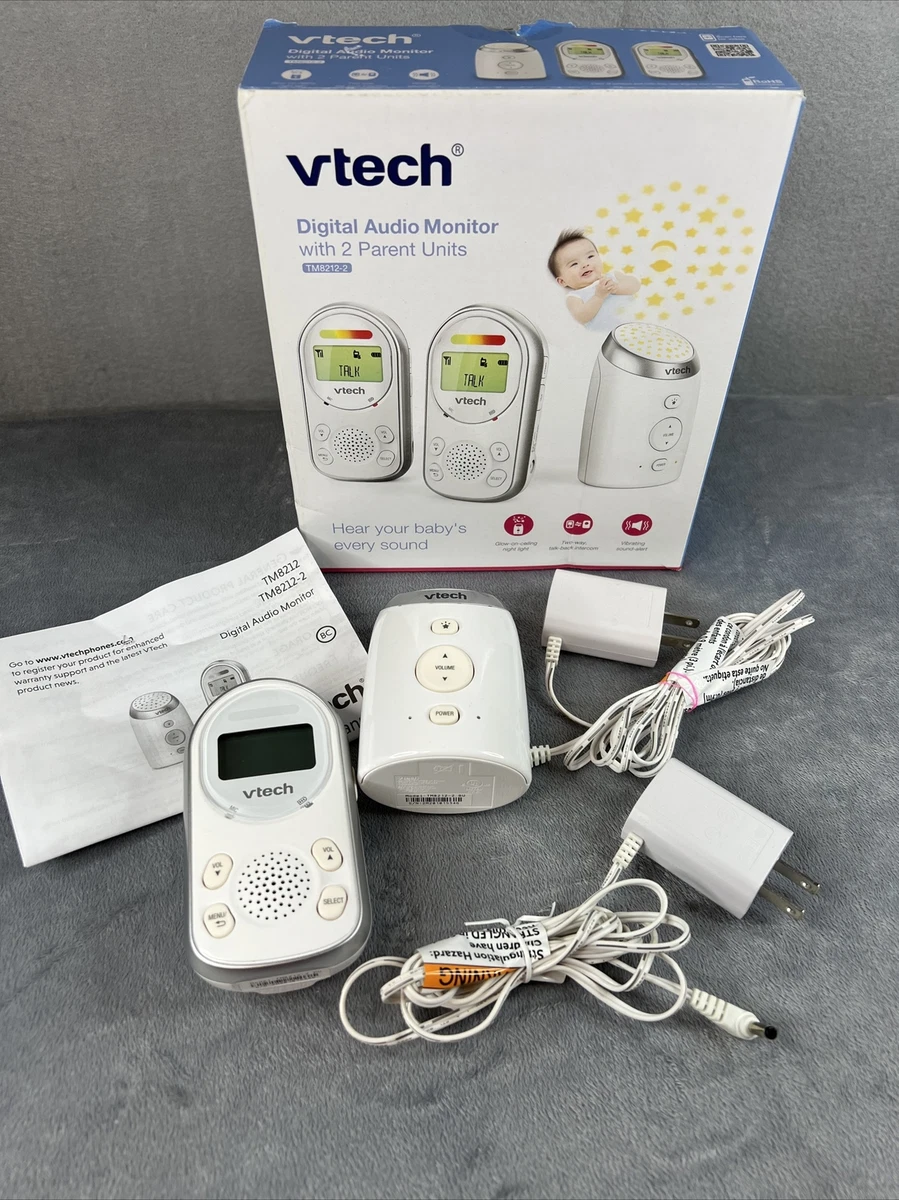 vTech Digital Audio Monitor with 1 Parent Unit Model TM8212 2 w Box