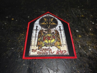 Slayer Patch Shield Thrash Metal Battle Jacket 666 Slatanic *