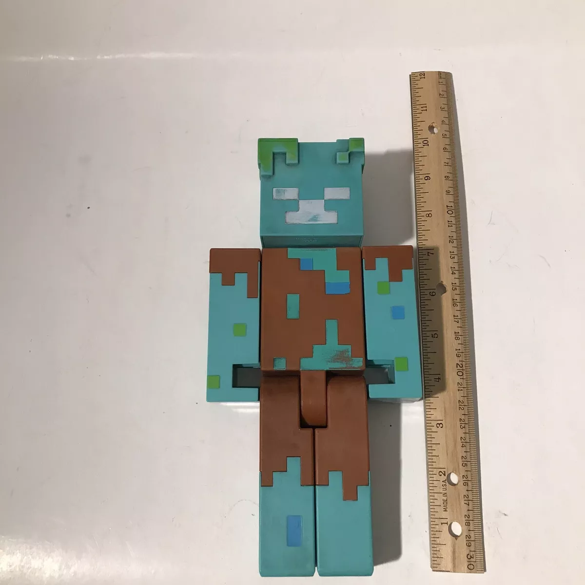 Minecraft DROWNED Figure Large Scale Action Figure 8.5 Mojang