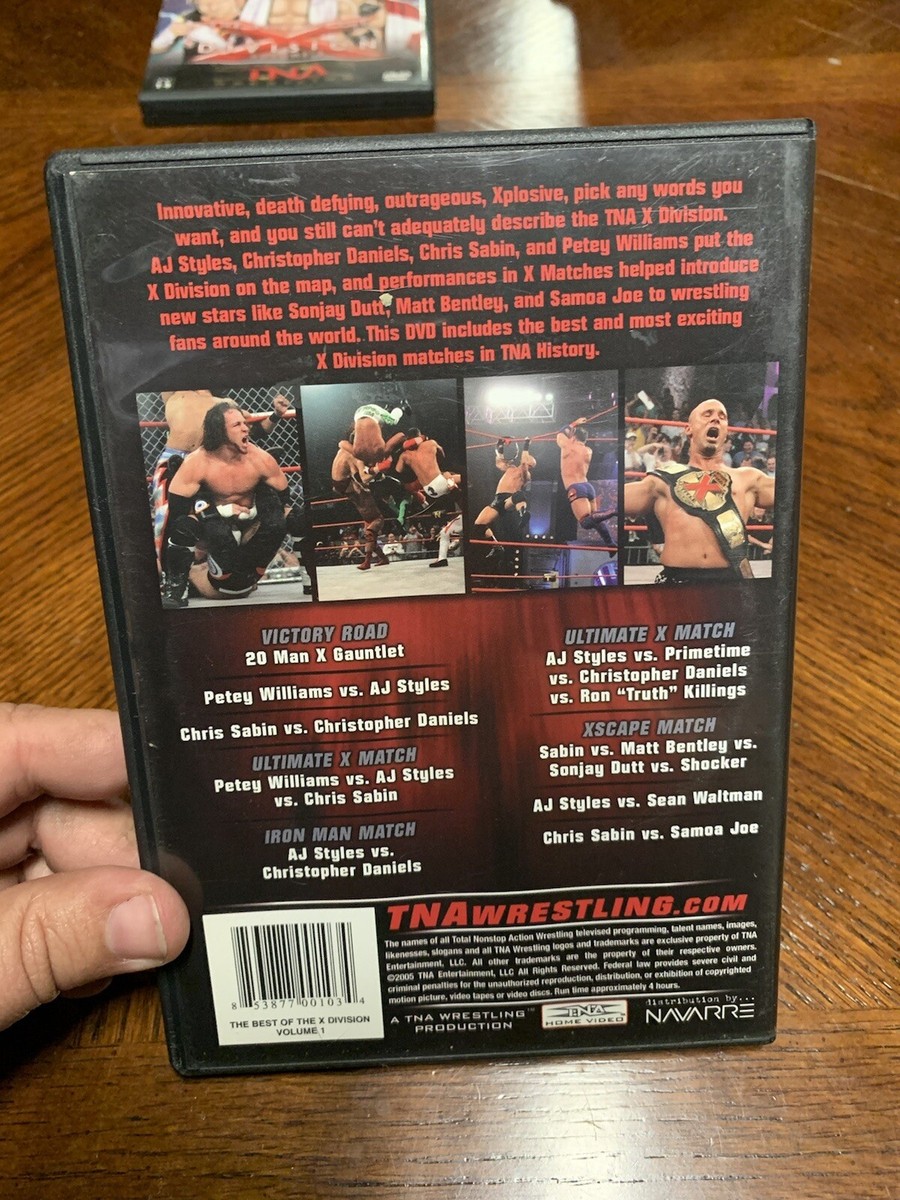 TNA THE BEST OF X DIVISION 1・2セット TNA: The Best of the X Division Volume 1 & 2 DVD, Impact, Styles