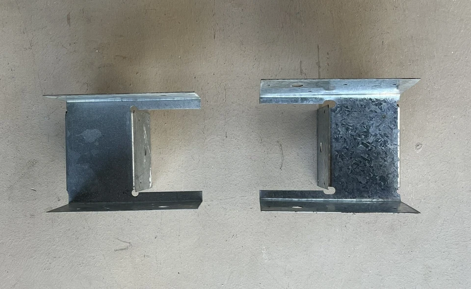 2 Simpson сильные галстуки ПК серии NER-443 4 X 6 post 6 X балки торцевые крышки новый - выветренный - Изображение 2 из 4