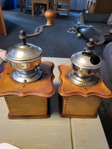 alte kaffeemühle holz