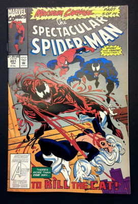 Spectacular Spider-Man #201~Marvel 1993~Maximum Carnage 5/14~High Grade