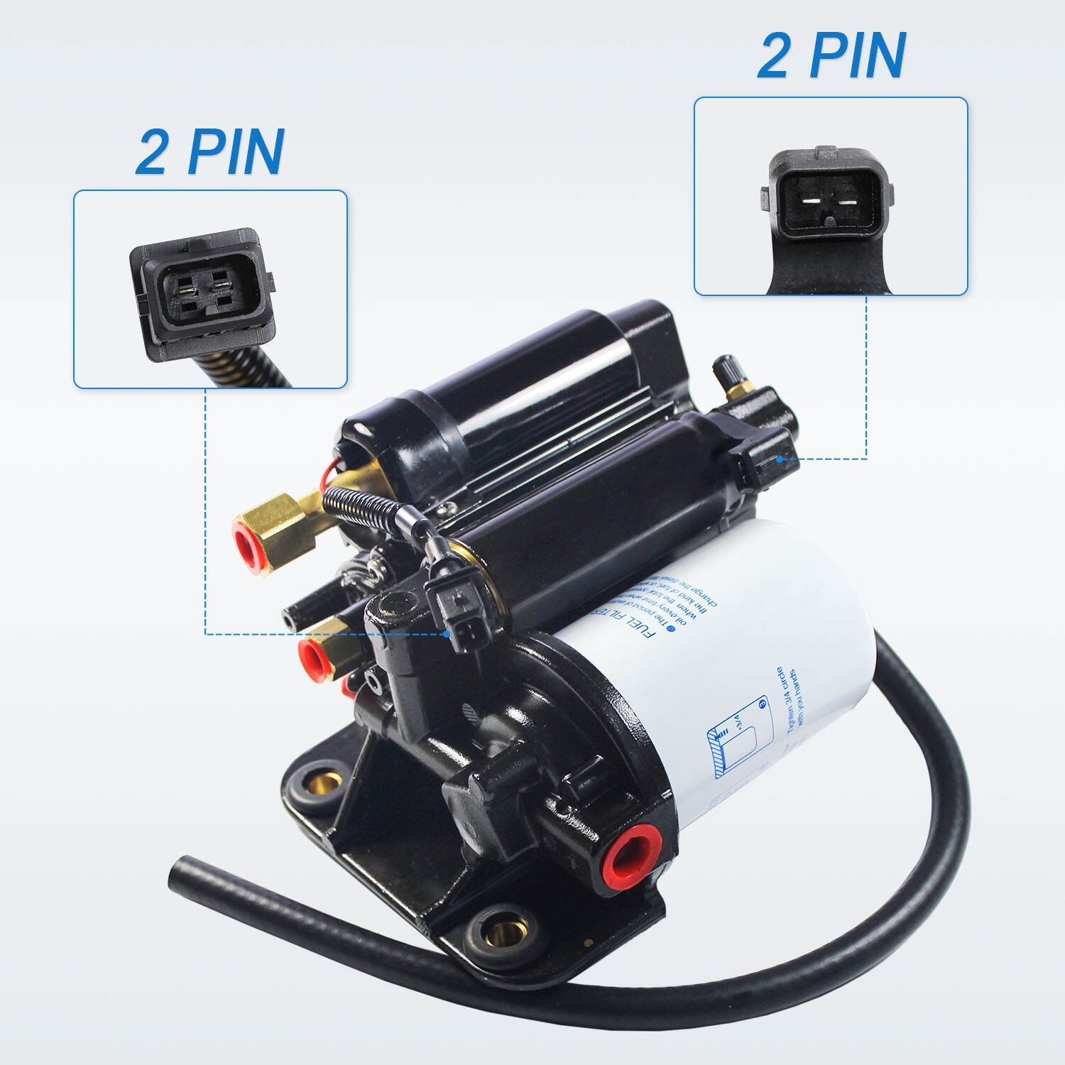 Electric Fuel Pump Assembly 21545138 21608511 For Volvo Penta 5.7L 4.3L ...