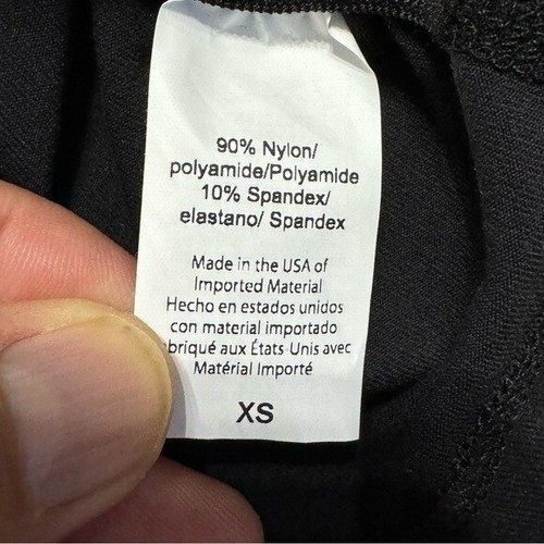 Beyond Yoga Beyond the Bump Side Ruched Racerback Maternity Tank Black Size XS - Picture 10 of 11