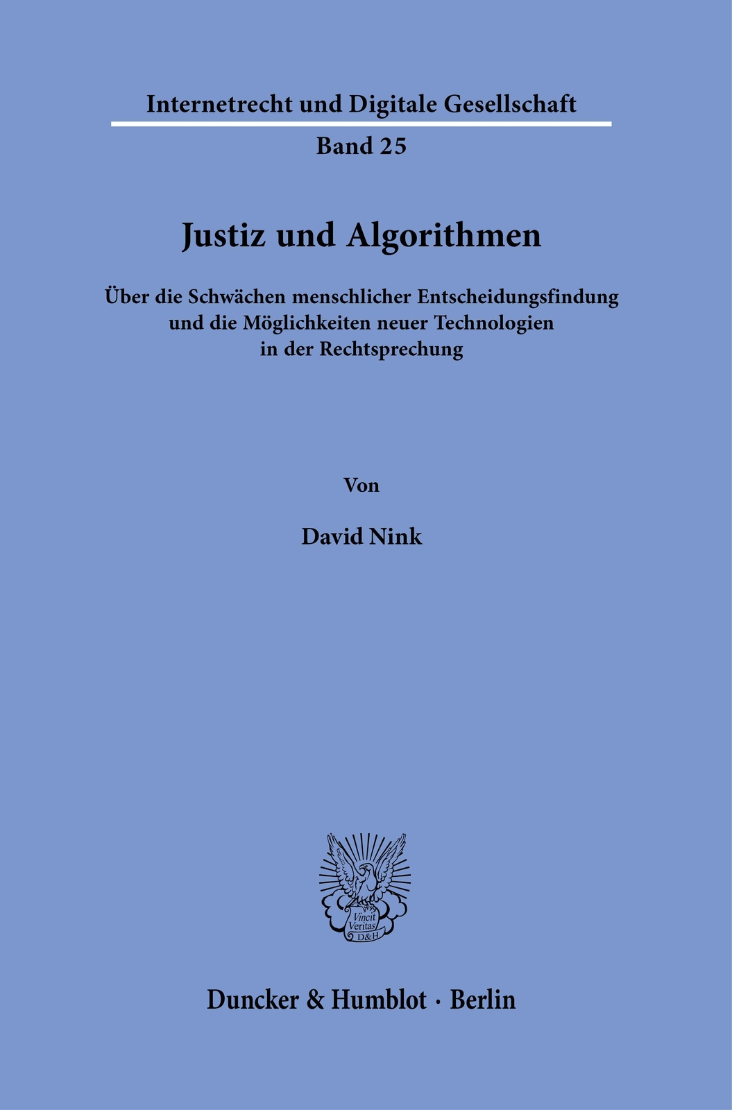 Thumbnail - Justiz Und Algorithmen. David Nink