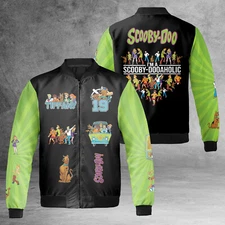 Personalized Scooby Doo Characters I'm A Scooby Dooaholic Bomber Jacket