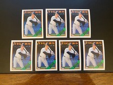 1988 TOPPS BASEBALL #267 BILLY BEAN ROOKIE CARD LOT!! 7 ROOKIES!! VENDING MINT!!