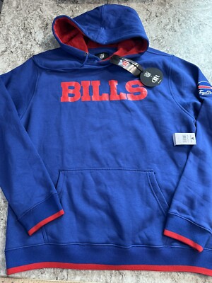 NWT Men s Darius Ruckel X Fanatics Buffalo Bills Hoodie Large Blue Sweatshirt