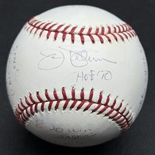 Jim Palmer 15x Stat Signed Baseball Reggie Jackson COA Beckett Orioles HOF 2