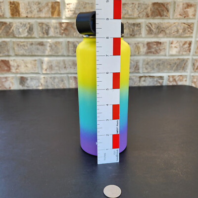 HAWAIIAN RAINBOW Hydro Flask 32 Oz Ombre HAWAII Purple Blue Ice