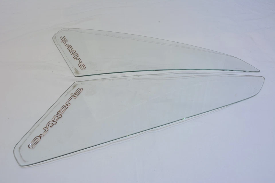 Audi 80 90 Quattro Typ 81 85 Rear Side Quarter Triangle Window Glass PAIR - Изображение 2 из 4