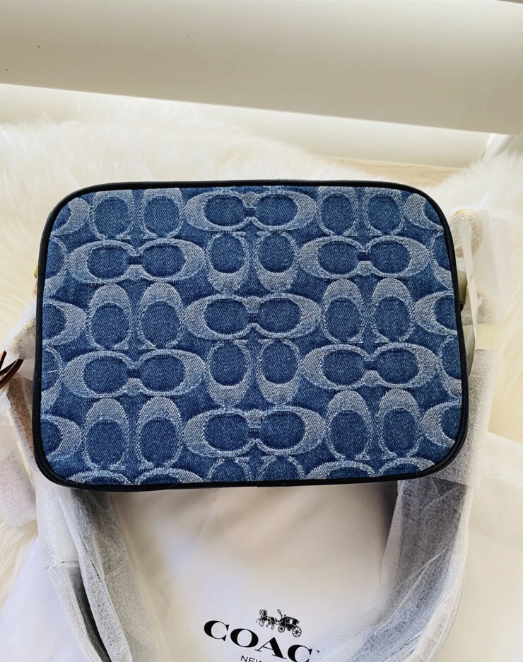COACH Studio Camera Bag 18 In Signature Denim RETAIL NOT OUTLET