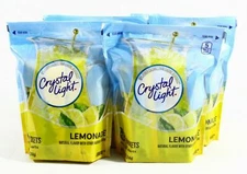 Crystal Light Natural Lemonade Drink Mix 16 Pitcher Packets New Free Shipping