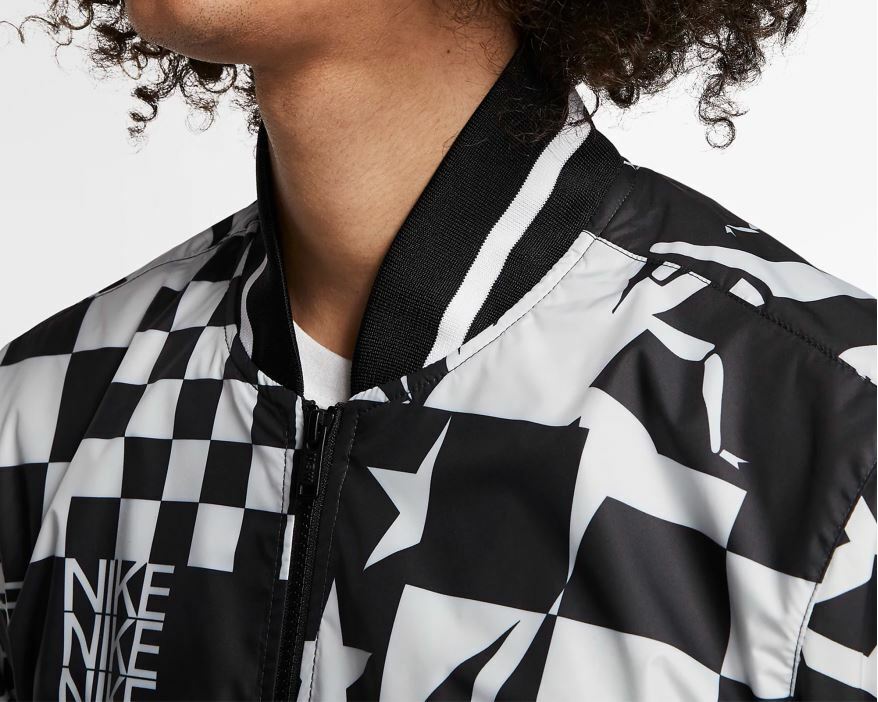 ▼NIKE SPORTSWEAR AOP SCOPE JKT Nike Sportswear NSW Printed Scorpion Jacket AR1632 Medium Black