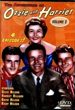 New the Adventures of Ozzie and Harriet DVD Ozziy Volume 1 Nelson Hilliard Show