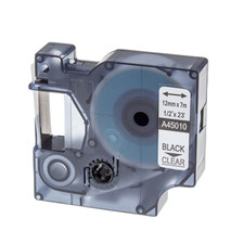 Black on Clear Label Tape For DYMO LabelManager 200 210D 220P 260P 280 A45010