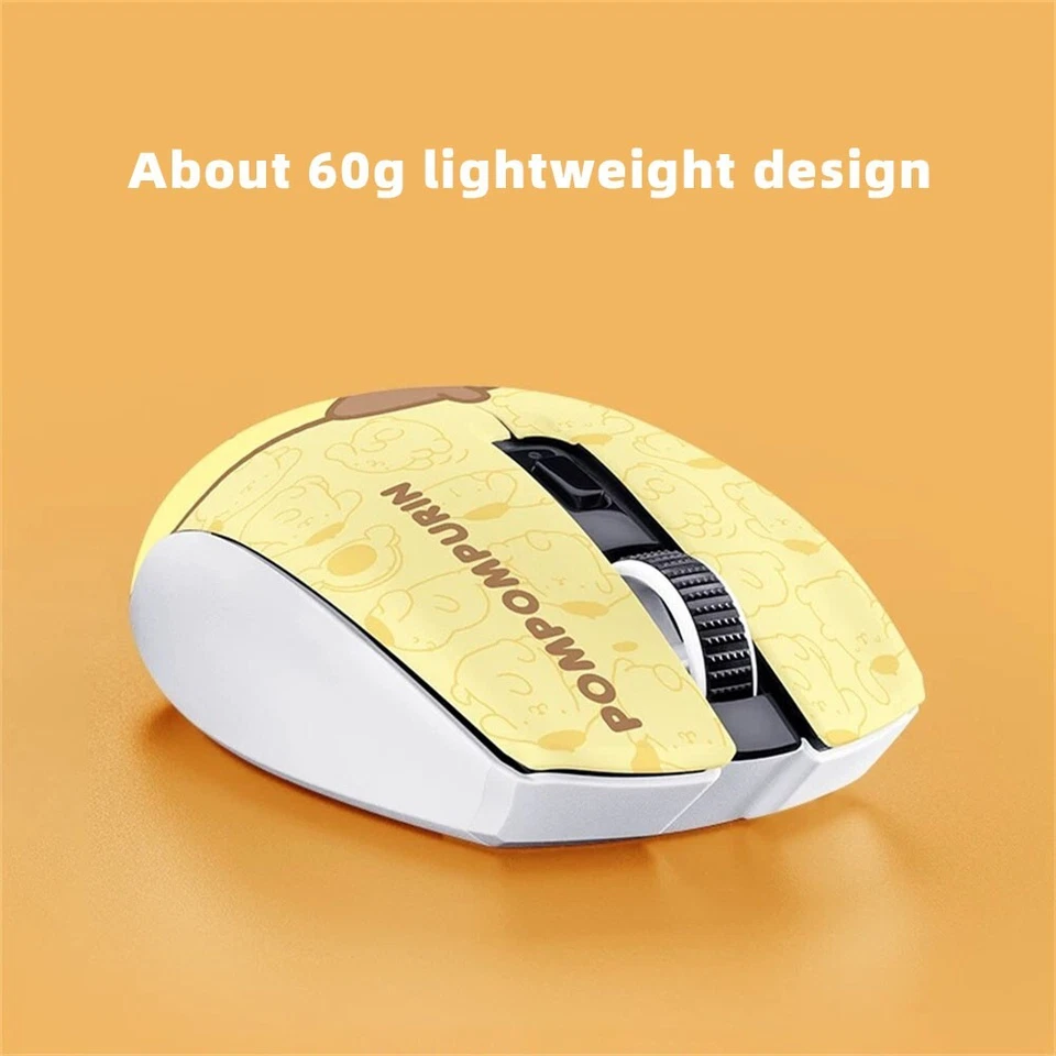 New Razer x Sanrio Pompompurin Orochi V2 Wireless Bluetooth Gaming Mouse - Image 2 of 4