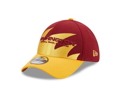 Washington Football Team New Era Burgundy Gold NFL Surge 39Thirty Flex  Fit Hat