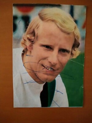 Berti Vogts, Orig.-Autogr.,Kicker-/FuWo-Bild ,M'Gladbach,70iger J.   