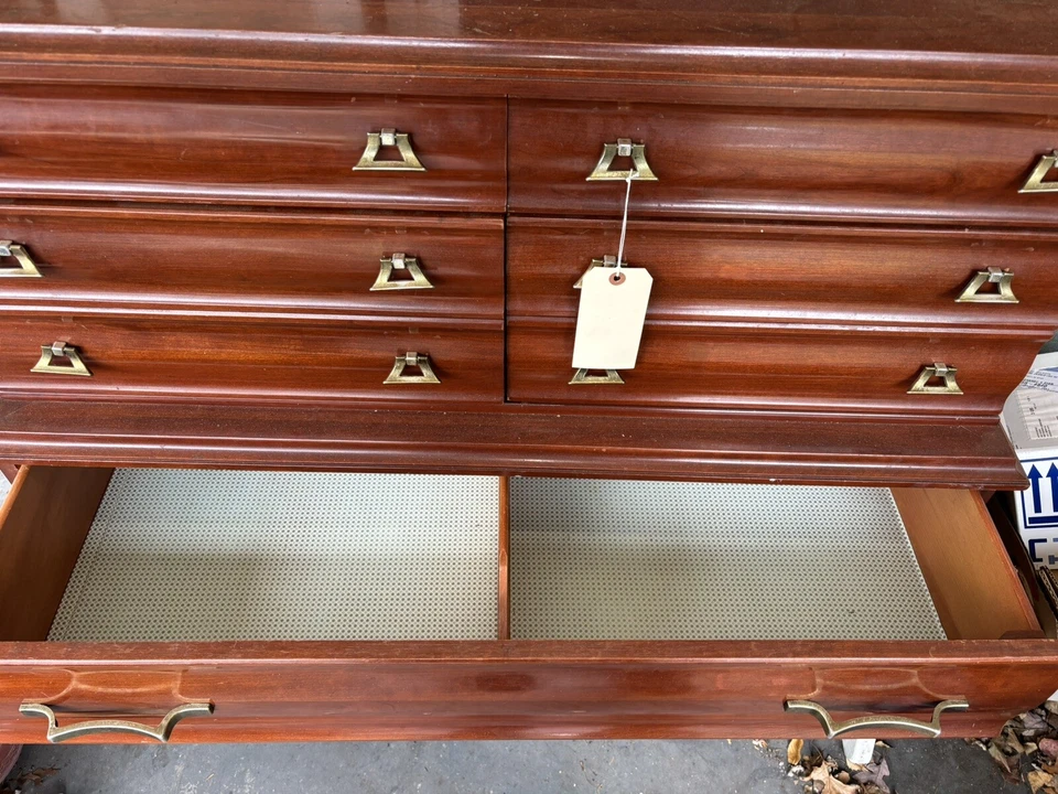 Vintage Kling Cherry Chest On Chest Dresser Pull Handle - Image 3 of 4