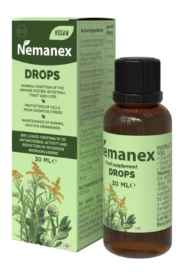 Nemanex Drops | Zinc Biotin Artichoke Walnut | SPB Realty Bulgaria