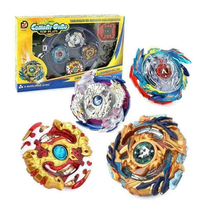 Métal Toupie Beyblade Burst Starter avec Lanceur et Boîte Jouet Cadeau