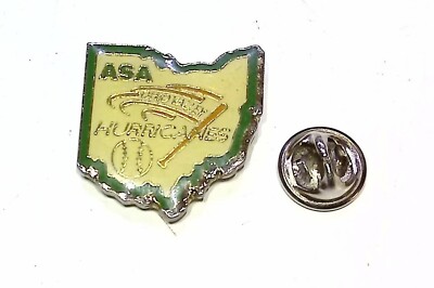 Softball ASA Hurricanes Ohio Softball Lapel Pin Collectible Vintage ...