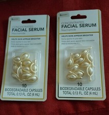 2x B Pure CONCENTRATED FACIAL SERUM Capsules Brighten Skin  Dark Spots on Face
