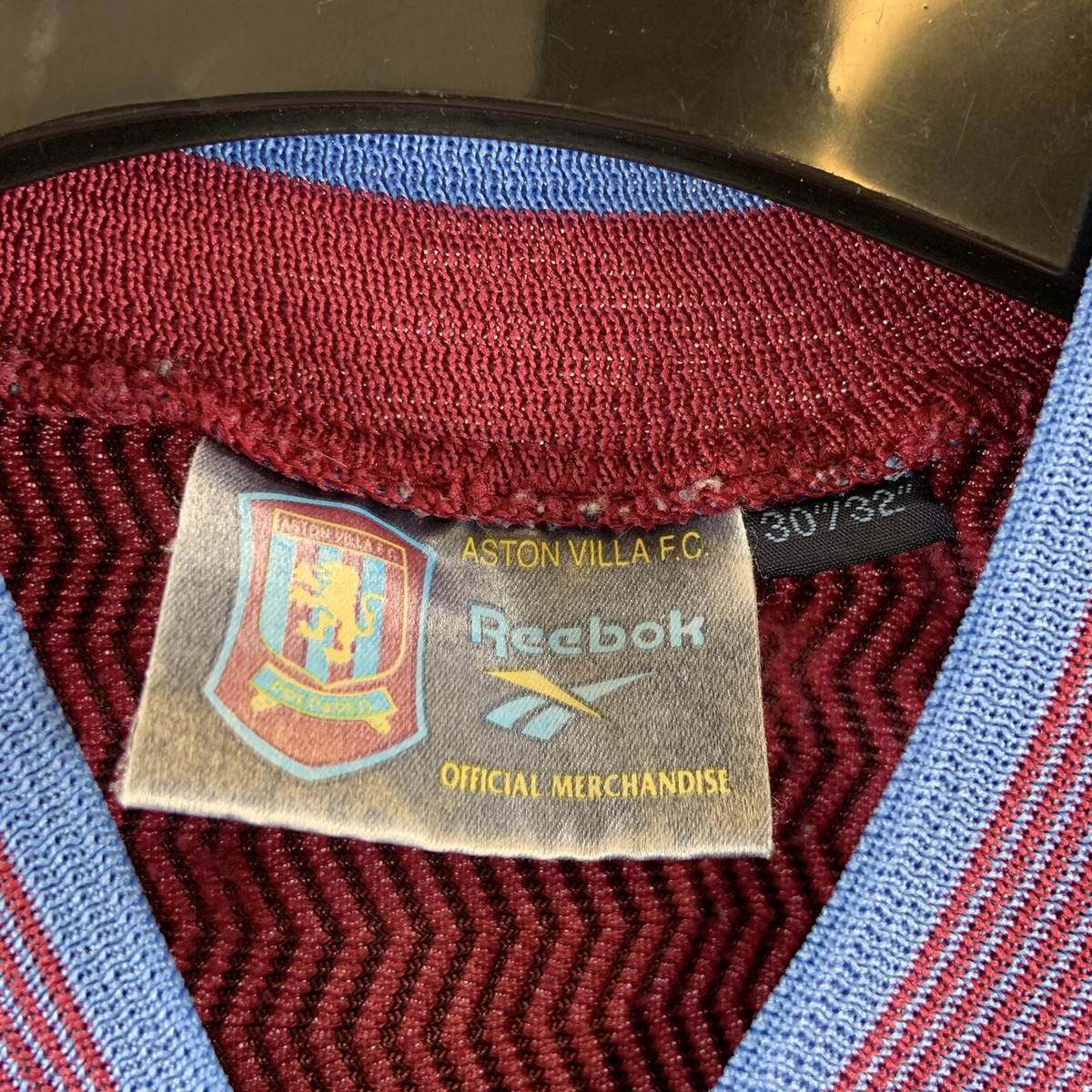 90s ビンテージ サッカー アストンヴィラ ロゴ Tシャツ Reebok 90s ビンテージ サッカー アストンヴィラ ロゴ Tシャツ Reebok