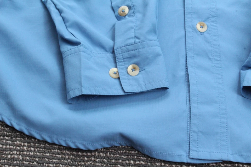 White Sierra Insect Shield Mens Blue Outdoor Long Sleeve Shirt Medium - Image 2 of 4