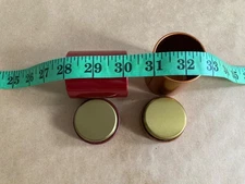 2 Box Mini Jar Candy Tea Sugar Coffee Portable Canister Metal Tin Tea Storage