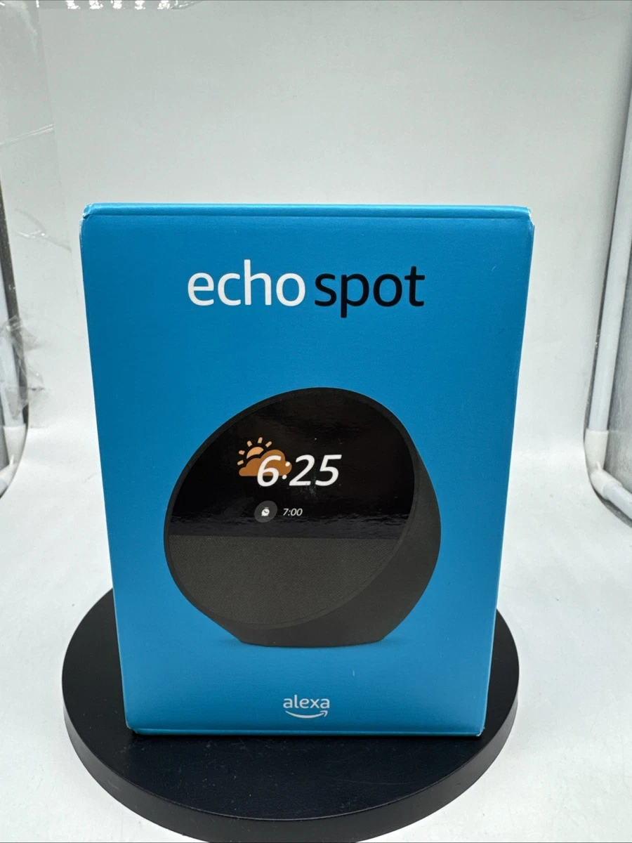 Amazon Echo Spot Alexa Black Smart Speakers for sale | eBay