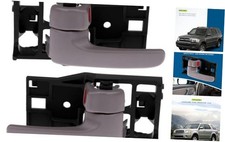 Interior Door Handle - Front Rear Driver Left Passenger Right Side, Gray