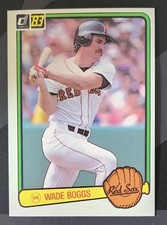 1983 Donruss #586 Wade Boggs RC Rookie Card NM-MT Low Shipping. rookie card picture