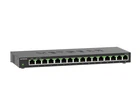 NETGEAR GS316-311NAS 16-Port Gigabit Ethernet Unmanaged Network Switch,