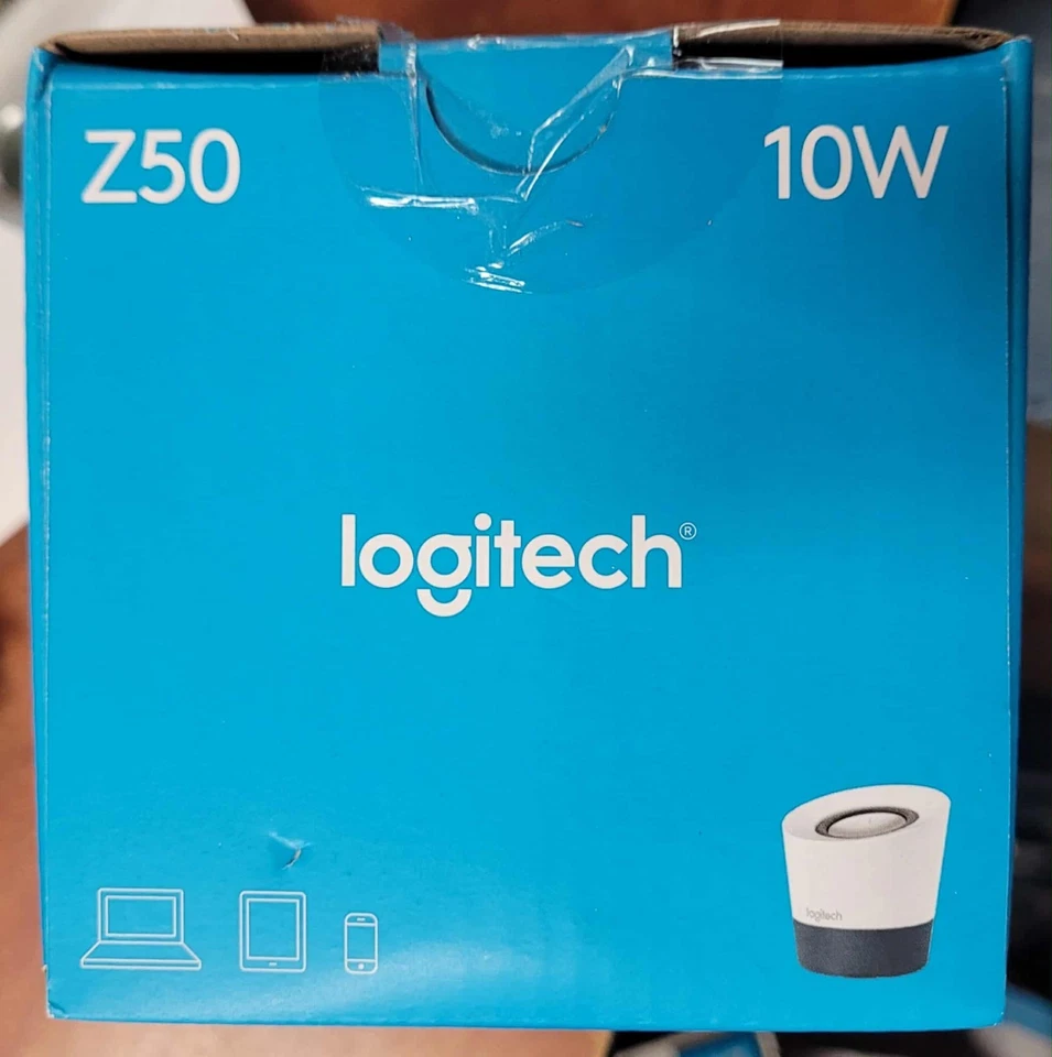 Logitech Z50 Portable Mini Speaker for Phone/Tablet/PC, AC Power & 3.5mm - NEW - Image 3 of 4