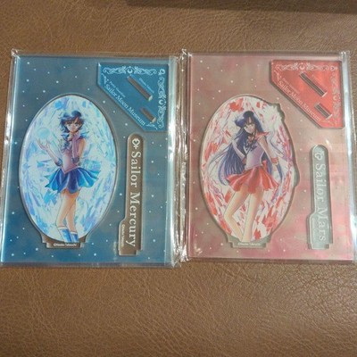 Sailor Moon Exhibit Acryl Stand  Sailor Mars (Rei Hino) & Sailor Mercury (Ami