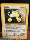 Pokemon Snorlax Holo 11/64 Jungle LP WOTC Vintage Holographic Rare