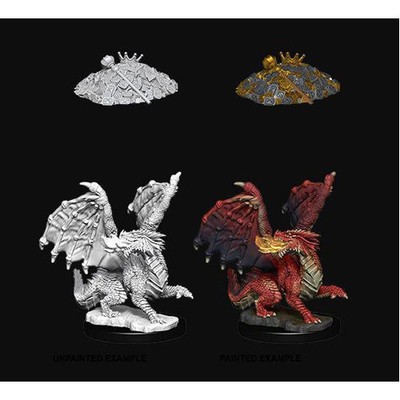 D&D Nolzur's Marvelous Unpainted Miniatures (W10) - Red Dragon Wyrmling - New