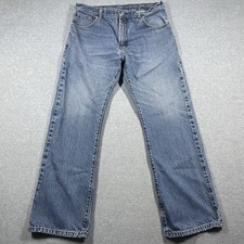 Levis 517 bootcut jeans men's 34x29 fits 33x28.5 blue medium wash denim cowboy