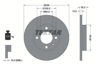 2X Bremsscheibe Vorderachse FüR Audi Seat Vw 50 80 B2 Stufenheck 90 Coupe