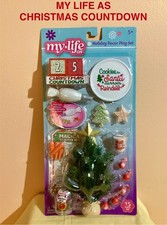 MY LIFE AS HOLIDAY DECOR PLAY SET CHRISTMAS FOR 18" MY LIFE DOLLS RETIRED TOY