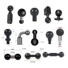 1inch Ball Head Adapter Thread Screw for RAM Mounts Cameras Phone Clip Bracket