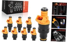 Set of 8 Fuel Injectors - Compatible with Ford, Lincoln, Mercury Vehicles