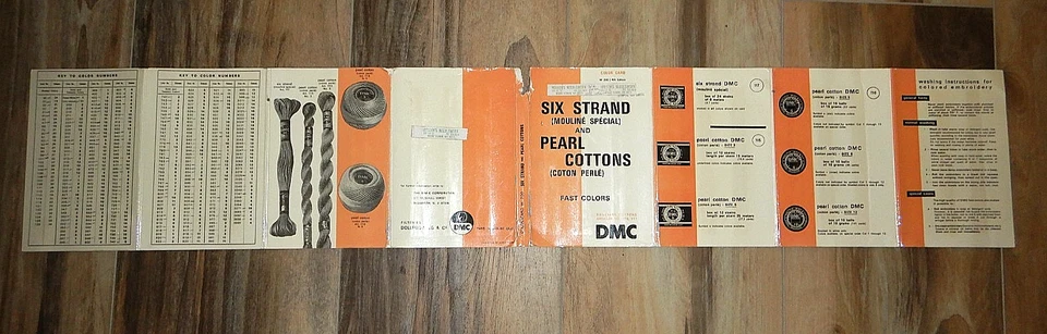 DMC Six Strand & Pearl Cotton Color Card W 200 / 4th Edition - Image 4 of 4