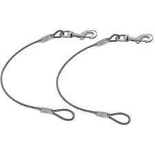 2 Pack Chew Proof Dog Leash Extension,24 Short Dog Leash Extender for Trainin...