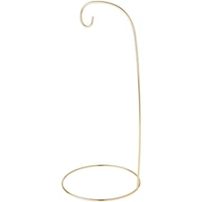 Bard's Gold-toned Ornament Stand, 12" H x 5.25" W x 5.25" D