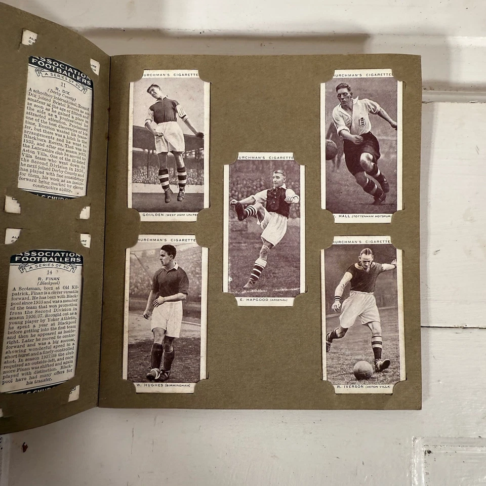 1938 Churchman’s Footballers Cigarette Card Album - 45 Cards - Image 4 of 4